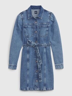 GAP Denim Mini Dress - Medium Wash